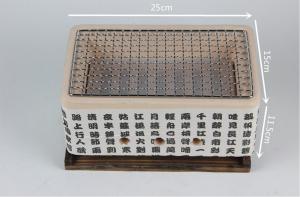 China Custom Small Charcoal Ceramic Bbq Grill Metal Finishing Lightweight Easy Clean wholesale