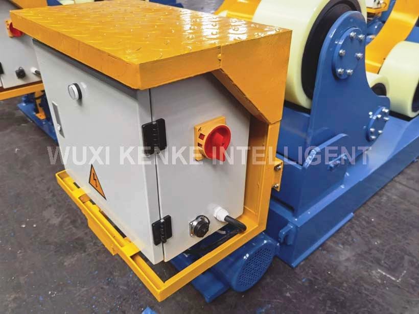 Small Pipe Welding Rotators Self Adjustable Turning PU Roller Rotation 5t To 40t