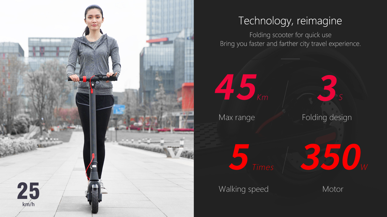 EU/US Warehouse Delivery 350W X8 Folding E-Scooter 10inch 10Ah Electric Scooters for Bluetooth Connectivity