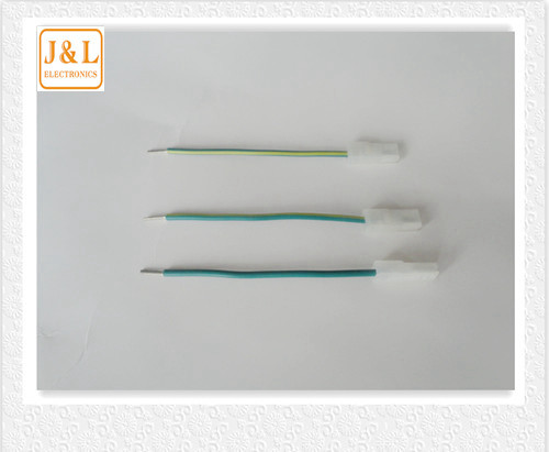 high quality harness UL 1015# green note yellow+250 terminal rubber shell