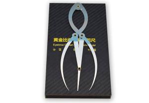 China Stainless Steel Eyebrow Line Marker Ruler PMU Microblading Permanent Makeup Accessories wholesale