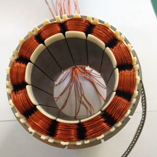 Contract Standard 120mm Custom Brushless DC Motor Winding Stator and Rotor Assembly with Rotor Shaft