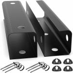 Custom Carbon Steel Powder Coating Metal Bracket Under Desk Cable Management