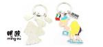 Dubai Travel Market Style Enamel Metal Key Ring , Zinc Alloy Material Keychain