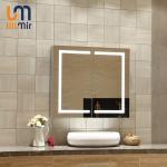 Hotel Bathroom Lighted Mirror Cabinet Aluminum Mirrored Cabinets Medicine