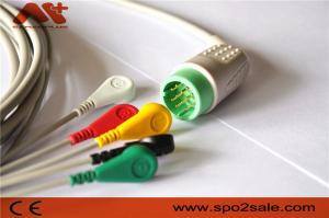 China Stryker &gt; MEDTRONI &gt; Physio Control Compatible 5 Lead Snap Direct-Connect ECG Cable - 11110-000066 wholesale