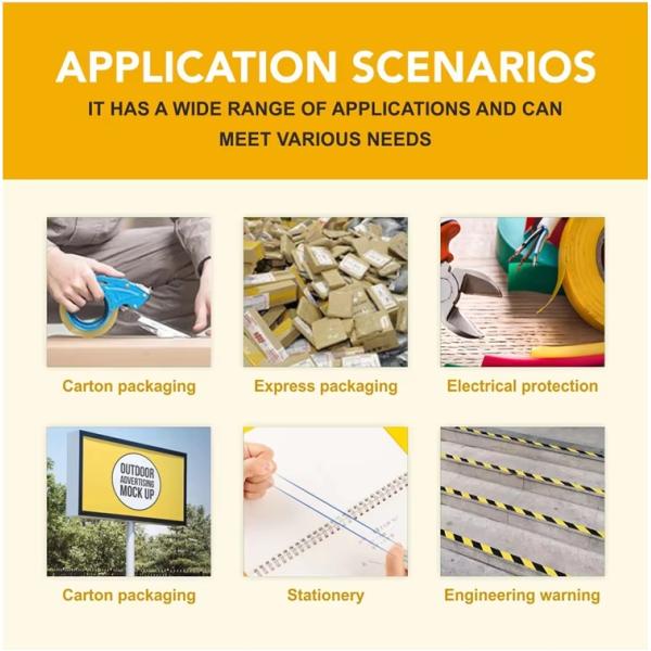 Printed Packing Tape Bopp Transparent Adhesive Film Custom Packing Tape With Logo