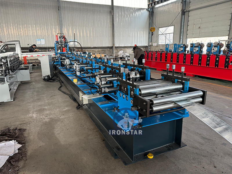 80-300mm automatic size changeable C purlin making machine CZ size interchangeable forming machine