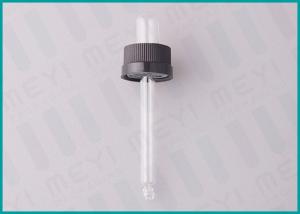 China 20/400 Child Resistant Glass Pipette Dropper With TPE Monprene Clear Bulb wholesale