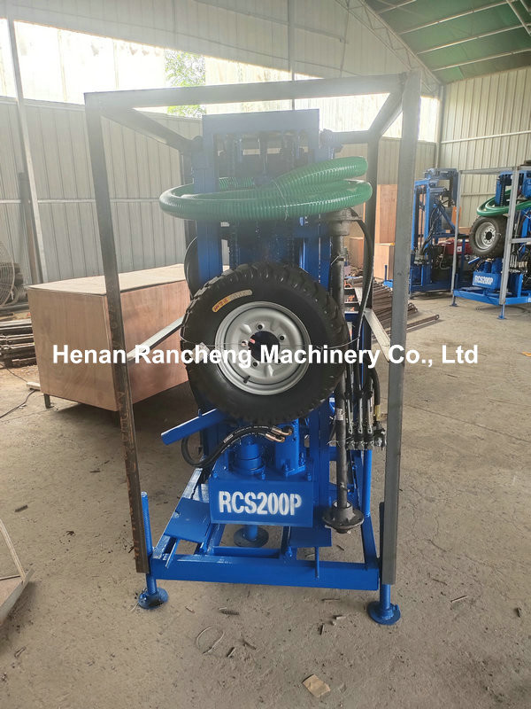 150m Deep Hydraulic Water Drilling Machine With Percussive And Rotating Type