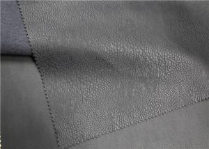 China Durable Soft Leather Fabric , Faux Leather Fabric For Clothing Hydrolysis Resistance wholesale