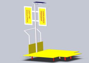 China Mobile 6000K Integrated Trolley LED Solar Light wholesale