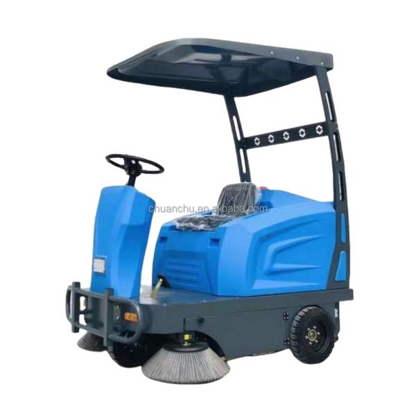 Durable Industrial Street Roadelectric Ride On Sweeper Truck with Pure Electric Energy Type