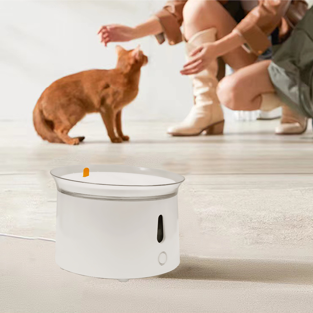 2.5L ABS Automatic Pet Water Dispenser with Purify System and Led Water Lever Indicator