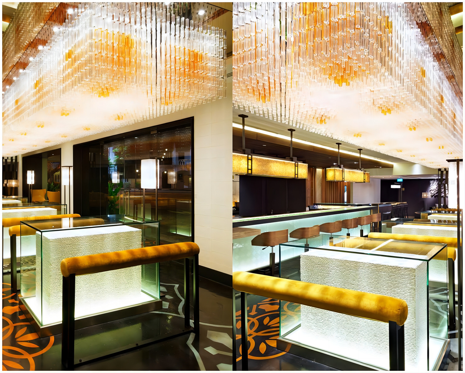 Commercial Glass Extra Large Chandeliers Custom Lighting Fixtures 220V-240V /110V