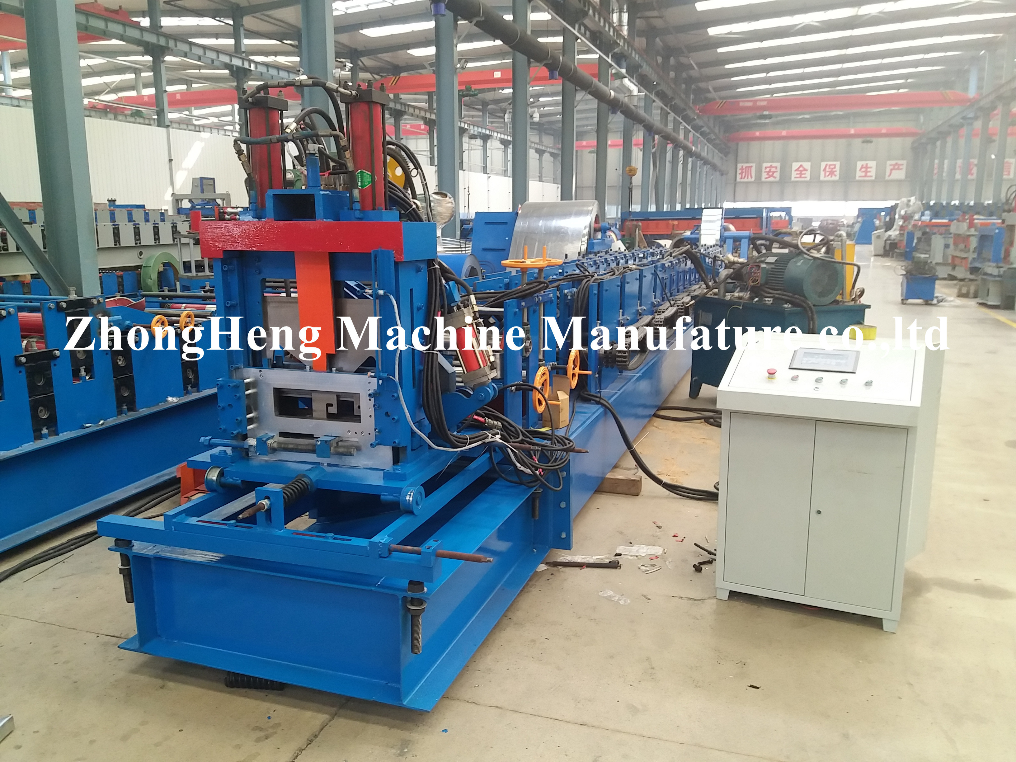 Automatic C Z Purlin Roll Forming Machine with Mitsubishi PLC 1.5mm - 3.0mm