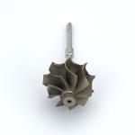 GT1549 GT1544 turbine wheel shaft for 433298-0032 433165-0004 433298-0004 434713