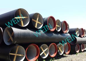 China Large Diameter Ductile Iron Pipe Cement Lined Zinc Coating For Water Lines wholesale