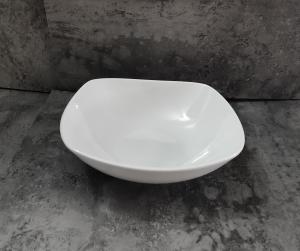 China superwhite porcelain 9&quot; square soup bowl (20cm diameter pasta bowl) /Europe fashion bowl wholesale
