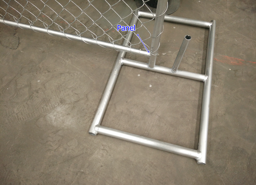 Standard Size Good Sale Chain Link Temporary Fence Manufacturer