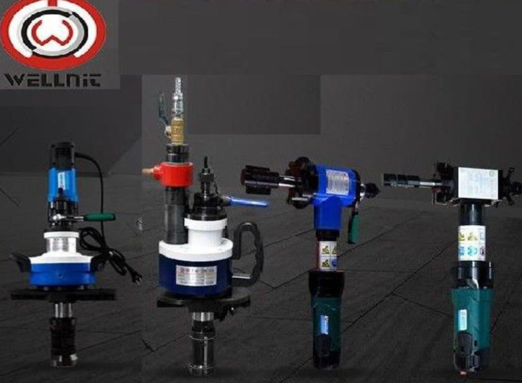 Pneumatic Chamfering Steel Pipe Beveler 35r/Min Manual Feed