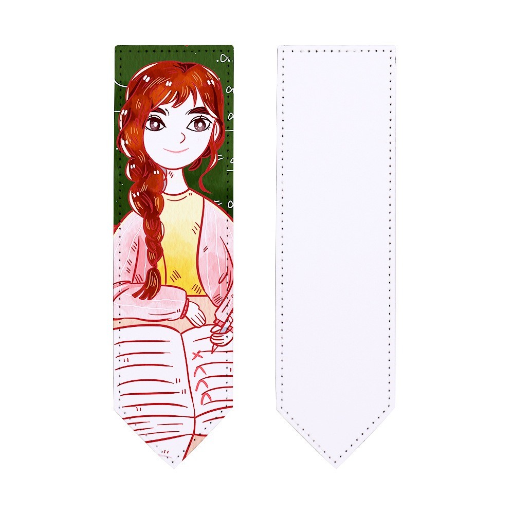 Customizable Personalised Leather Book Mark For Sublimation Printing