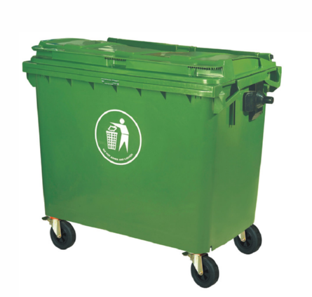660L dumpster garbage bin large capacity waste bin price