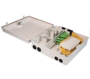 China Wall Mounted Fiber Optic Splitter Enclosures 16 32 48 72 Port With FTTX Drop Cable wholesale