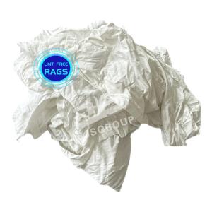 China White Bed Sheet Cotton Waste Rags Use for Cleaning Machine Oil Paint Industrail Cleaning Cloth wholesale