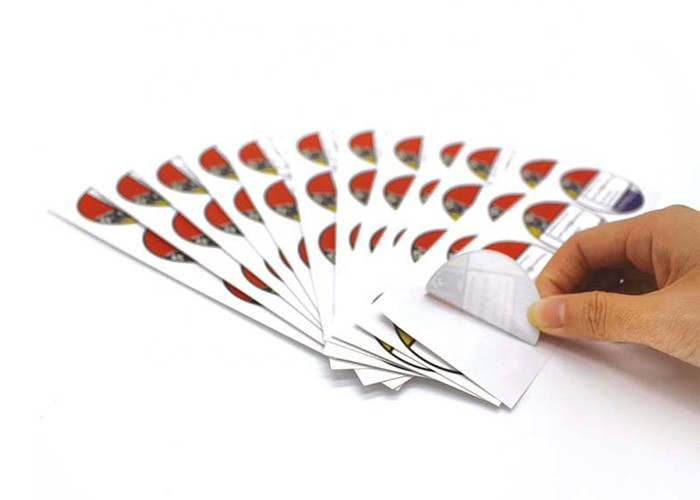 Circle Self Adhesive Vinyl Stickers , Customised Sticky Labels Diameter 5 Cm