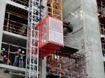 3 Phase 18.5kW Electric Motor Gearbox Worm Type For Building Hoist