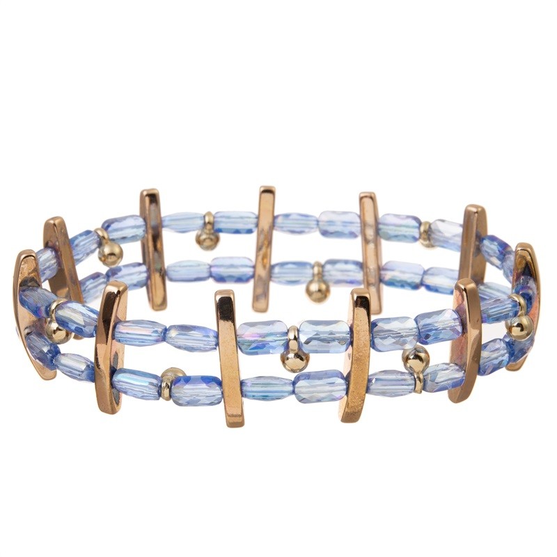 Handmade Stackable Bracelet Mini Glass Seed Bead Stretchy Crystal Dainty
