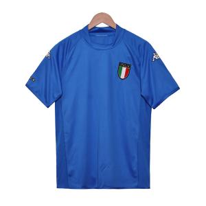 China Italy 2002 World Cup home retro football jersey high quality replica wholesale