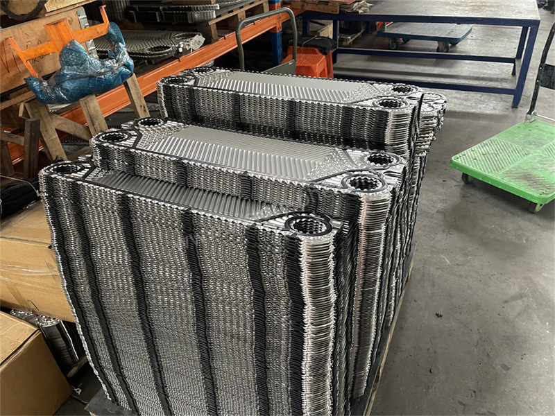 Gasketed Tranter Heat Exchanger Plates Chevron Pattern Design