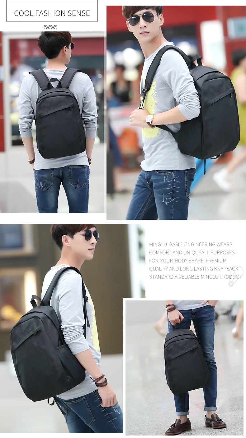 Custom logo fashion middle school students waterproof backpack for kid school bag