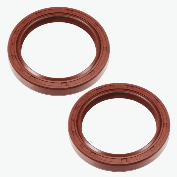 Quality FPM FKM Brown Oil Seals Oxidation Resistance Double Seal Ring for sale