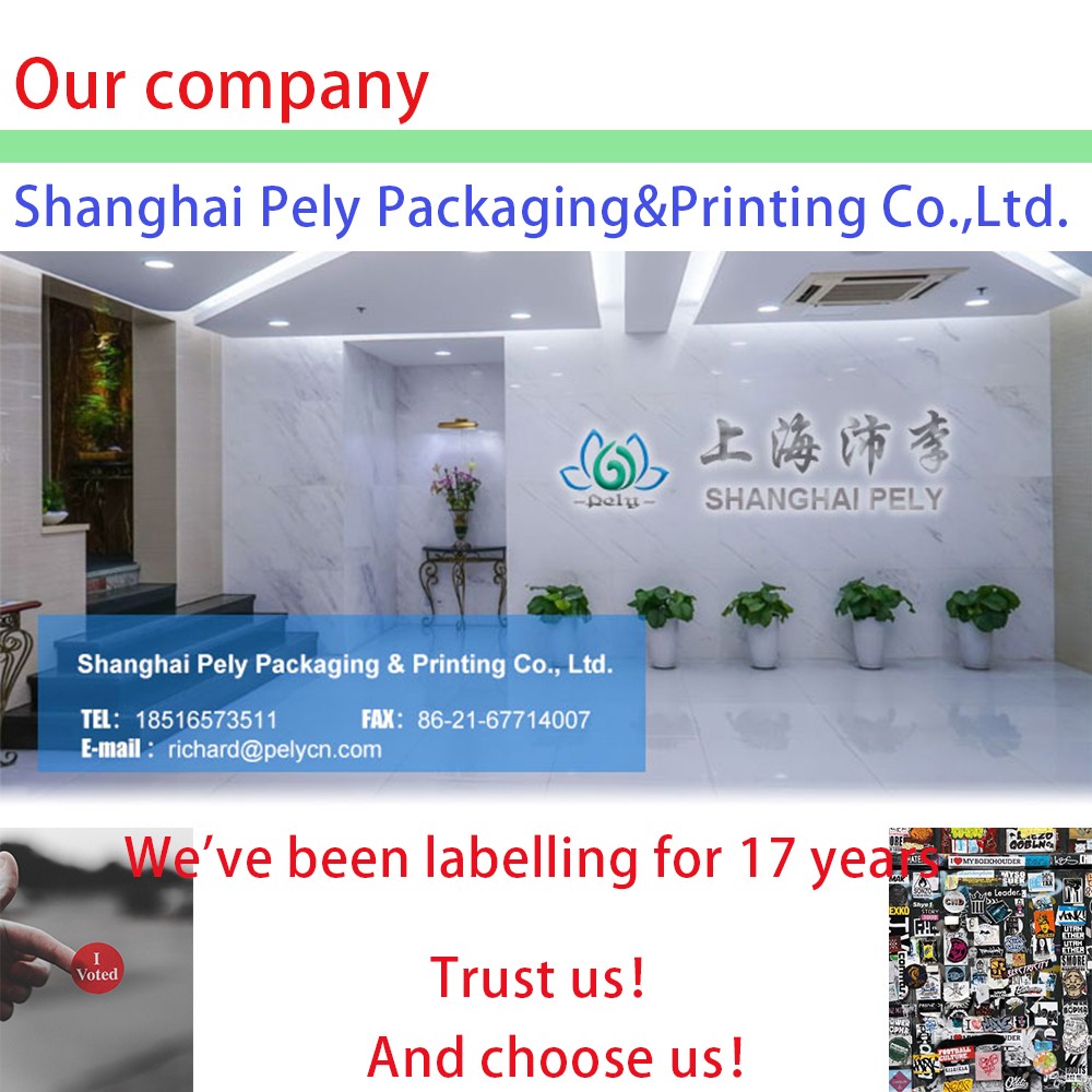 Hot Stamping Custom Size Tamper Evident Security Labels