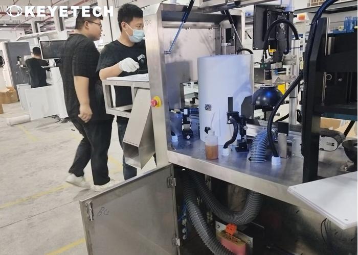 9 Cameras AI-Powered Dairy Bottle Integrity Vision System