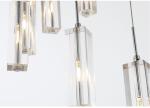 LED Pendant Light Staircase Crystal Chandelier Hanging Lamp Spirl hanging