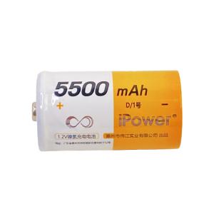 China 500 Cycles D NiMH Battery 5500mAh Rechargeable NiMH Battery wholesale