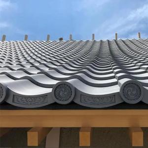 China Asian Temple Pavilion Villa Japanese Style Classic Glazed Roofing Antique Traditional Clay Roof Tile wholesale