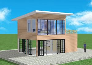 China Q355B Q235B Steel Structure Housing Windproof Lightweight Steel Frame Villa wholesale
