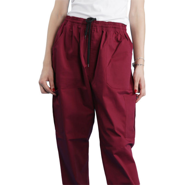 Professional Printed Elastic Waistband Kitchen Cooking Chef Pants