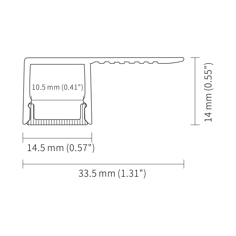 LED Plasterboard Profile With PC PMMA Recessed Led Strip Aluminum Profile Oem Edm 6063 T5 Aluminum