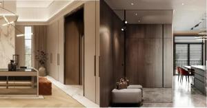 China Not Warp Bedroom PVC Sliding Wardrobe Not Warp Eco Friendly ODM Portable Closet wholesale
