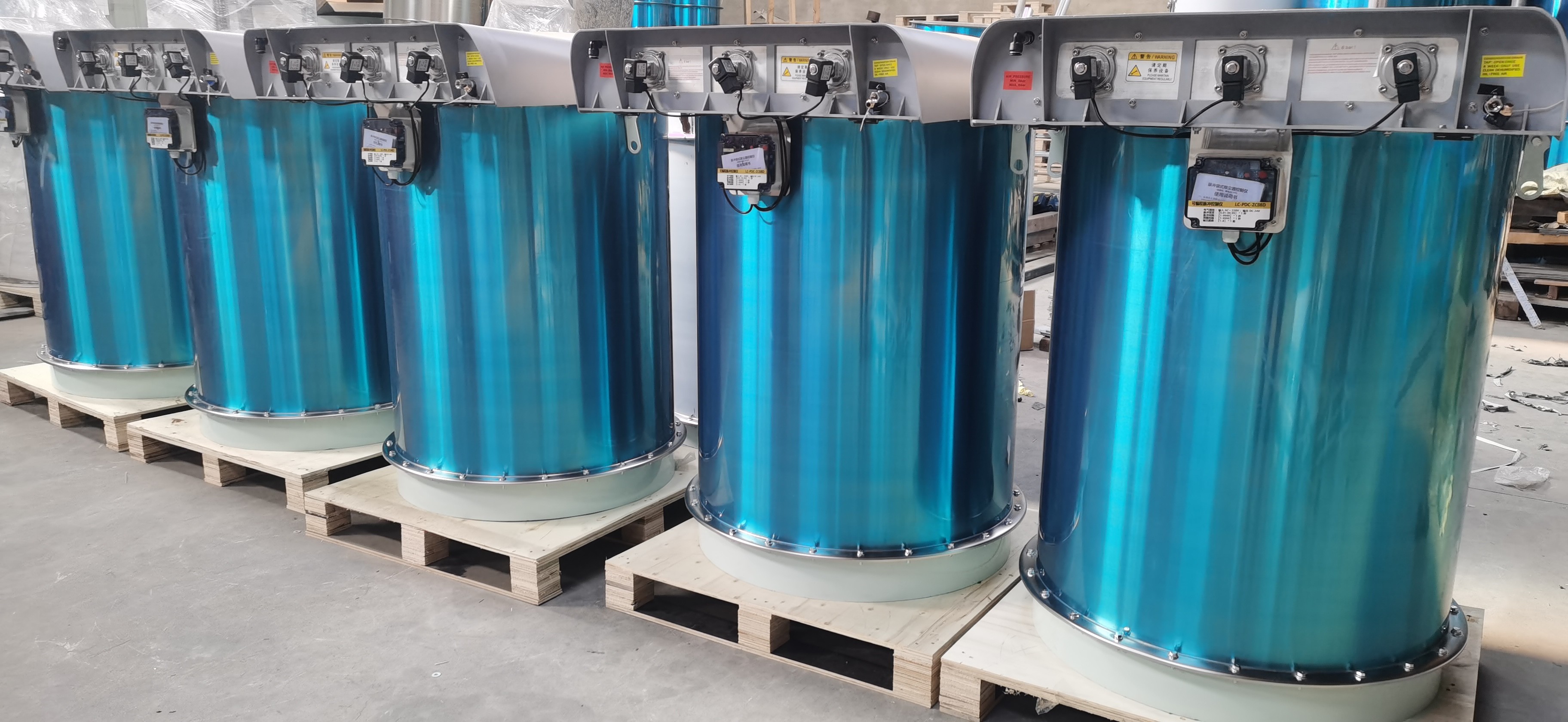 Silo Top Dust Extractor Silo Top Air Pulse Jet Dust Collector For Powder Cement