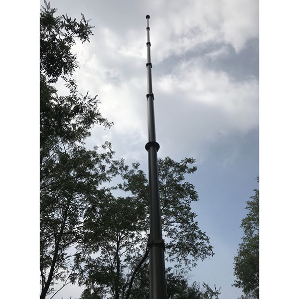 10m manual crank lifting telescopic mast-aluminum materials-telescoping mast-antenna mast