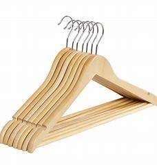 China CA65 15 Inch Wide Shoulder Metal Wood Hangers Space Saving wholesale