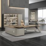 OEM ODM Large Wooden Manager Executive Desk For Luxury Modern Office Furniture