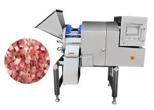 China 3D Frozen Meat Dicer High Speed Beef Cube Cutting Equipment wholesale